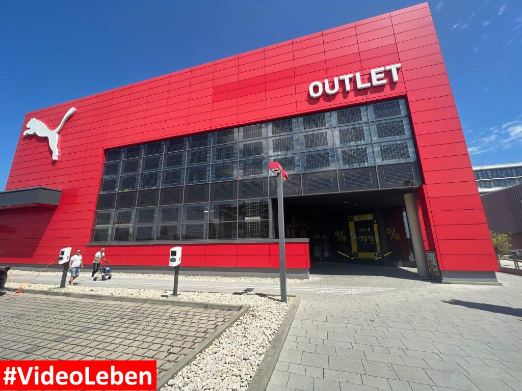 in der ersten Reihe - E-Ladestationen am Puma Outlet in Herzogenaurach - videoleben von Familyeller