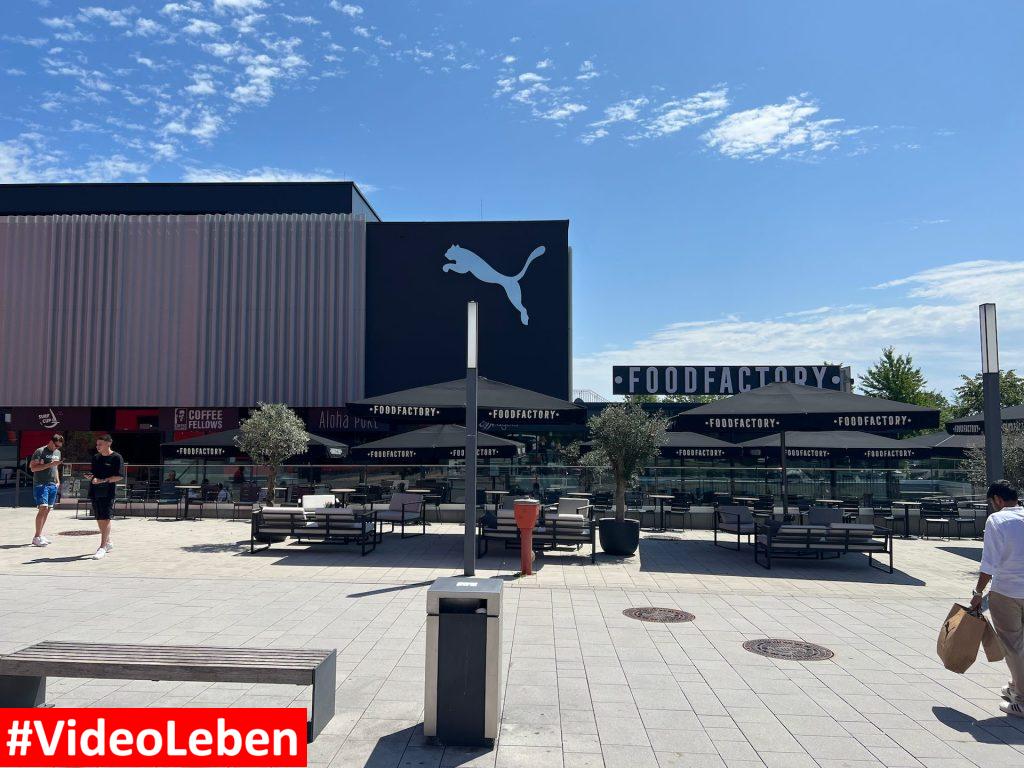 nach dem Shoppen erst einmal stärken am Puma Outlet in Herzogenaurach - videoleben von Familyeller