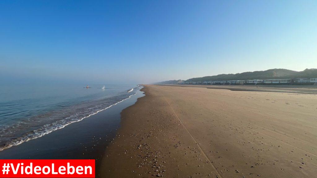 Blick nach Süden Strand Heemskerk videoleben von Familyeller