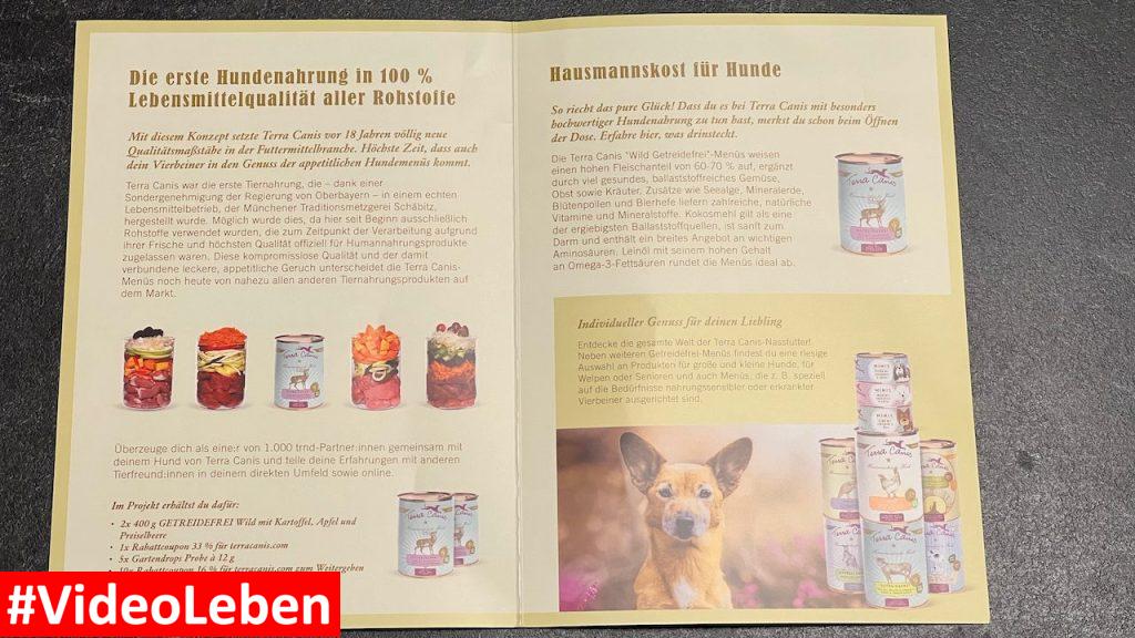 Inhaltsstoffe Terra Canis getestet von Doggi-Dog.com und videoleben von familyeller