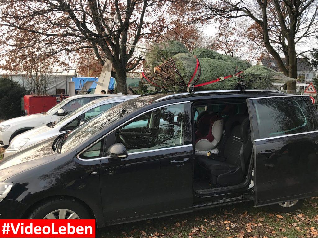 Weihnachtsbäume auf dem Dach - Gut Clarenhof bei Frechen - Weihnachtbaum und Weihnachtsmarkt - vorgestellt von videoleben von familyeller