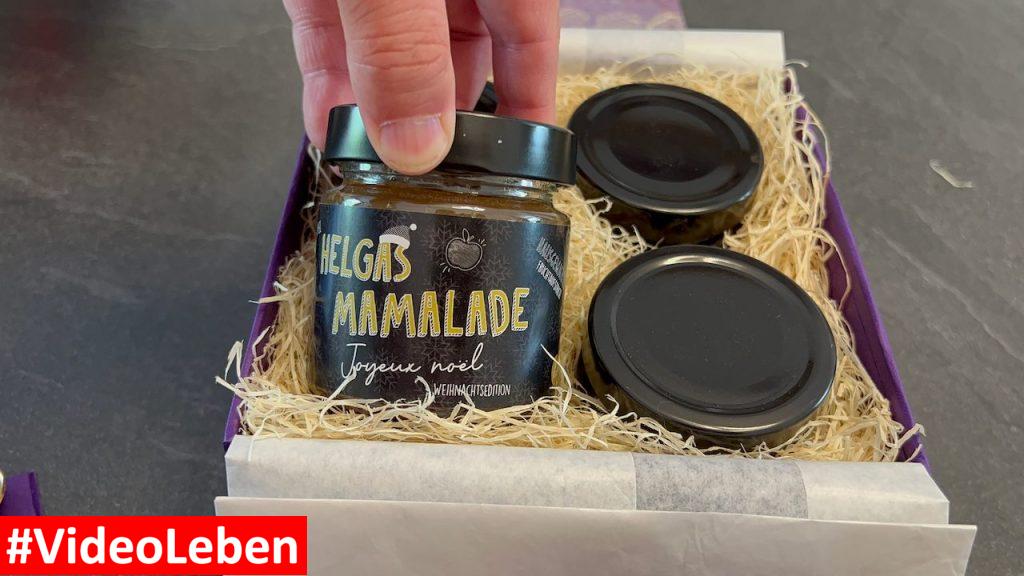 Weihnachtsmarmelade Helgas Mamalade - getestet von Videoleben von Familyeller und Rezeptfamilie