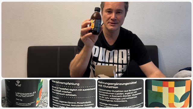 Vinplus Liposomales Glutathion zur Steigerung der Abwehrkräfte - vorgestelltz von videoleben von familyeller