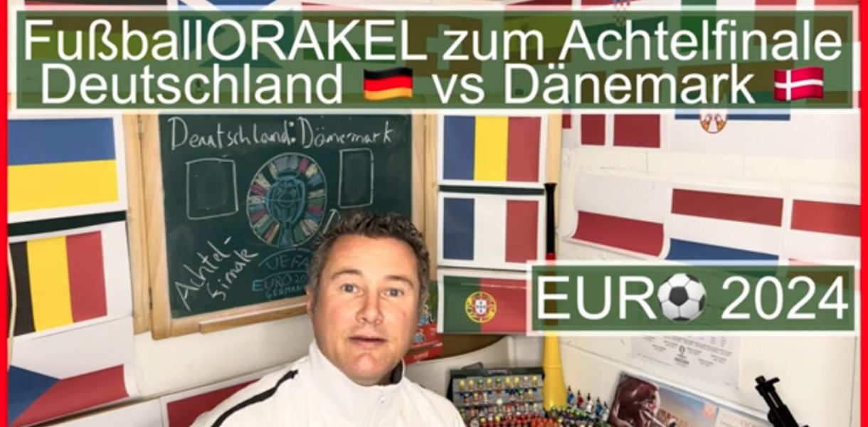 Achtelfinale Deutschland vs Dänemark der Fußball-Europameisterschaft - #FußballOrakel Videoleben von Familyeller #EURO2024 #Fußballeuropameisterschaft