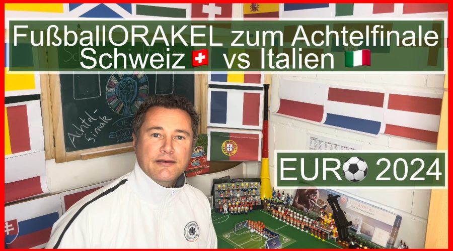 Achtelfinale Schweiz vs Italien der Fußball-Europameisterschaft - #FußballOrakel Videoleben von Familyeller #EURO2024 #Fußballeuropameisterschaft