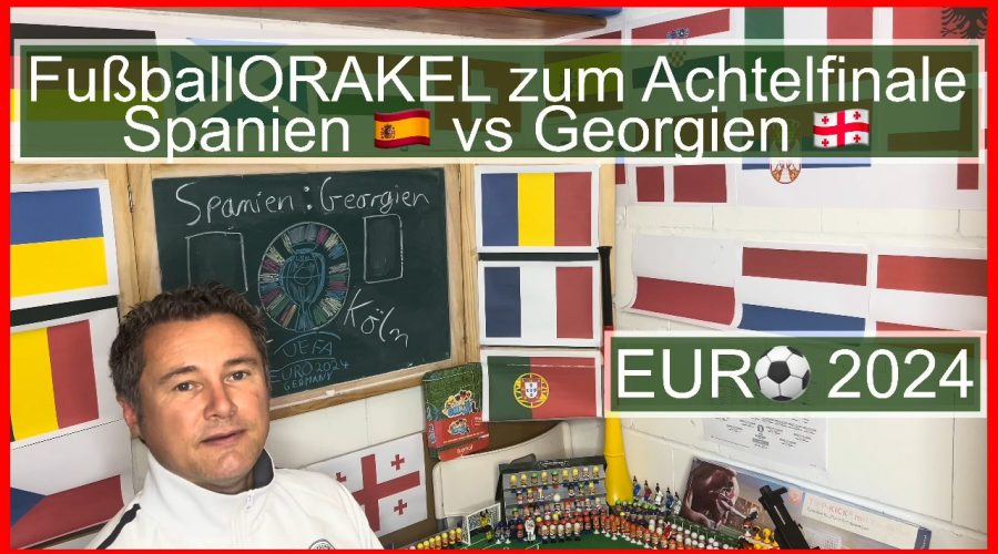 Achtelfinale Spanien vs Georgien der Fußball-Europameisterschaft - #FußballOrakel Videoleben von Familyeller #EURO2024 #Fußballeuropameisterschaft
