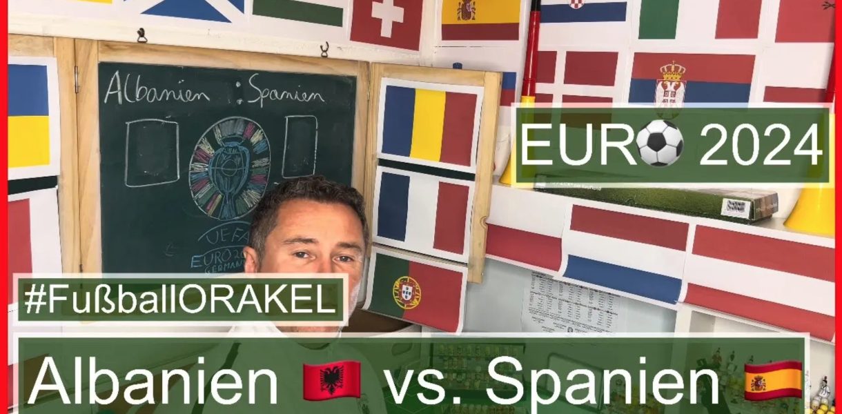 Albanien vs. Spanien in Gruppe B der Fußball-Europameisterschaft - #FußballOrakel Videoleben von Familyeller #EURO2024 #Fußballeuropameisterschaft