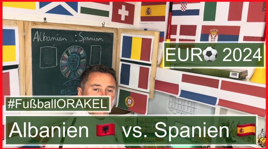 Albanien vs. Spanien in Gruppe B der Fußball-Europameisterschaft - #FußballOrakel Videoleben von Familyeller #EURO2024 #Fußballeuropameisterschaft