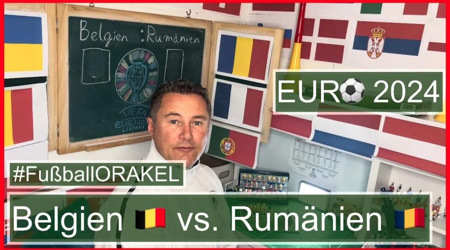 Belgien vs. Rumänien in Gruppe E der Fußball-Europameisterschaft - #FußballOrakel Videoleben von Familyeller #EURO2024 #Fußballeuropameisterschaft