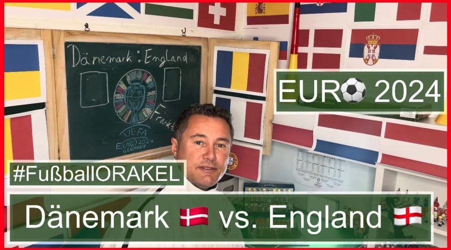 Dänemark vs. England in Gruppe C der Fußball-Europameisterschaft - #FußballOrakel Videoleben von Familyeller #EURO2024 #Fußballeuropameisterschaft