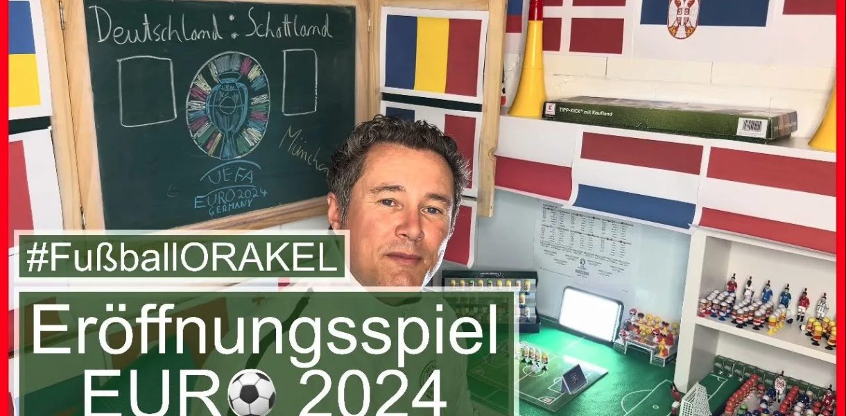 Eröffnungsspiel der Fußball-Europameisterschaft zwischen Deutschland und Schottland #FußballOrakel Videoleben von Familyeller #EURO2024 #Fußballeuropameisterschaft