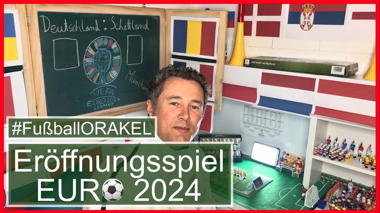 Eröffnungsspiel der Fußball-Europameisterschaft zwischen Deutschland und Schottland #FußballOrakel Videoleben von Familyeller #EURO2024 #Fußballeuropameisterschaft