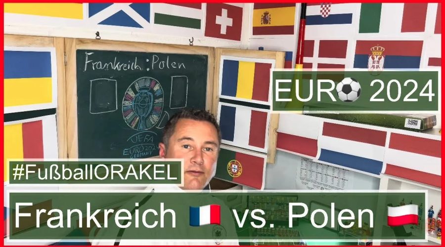 Frankreich vs. Polen in Gruppe D der Fußball-Europameisterschaft - #FußballOrakel Videoleben von Familyeller #EURO2024 #Fußballeuropameisterschaft