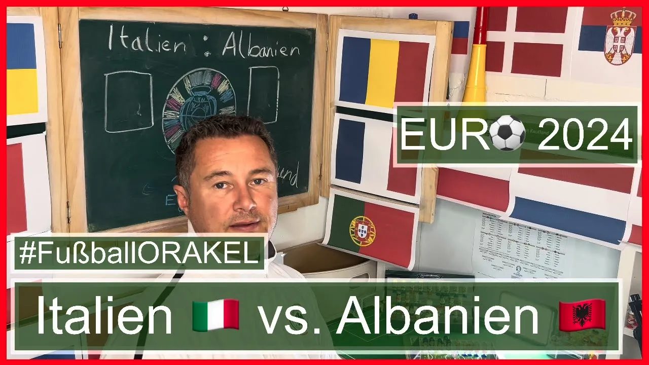 Italien vs. Albanien in Gruppe B - #FußballOrakel Videoleben von Familyeller #EURO2024 #Fußballeuropameisterschaft