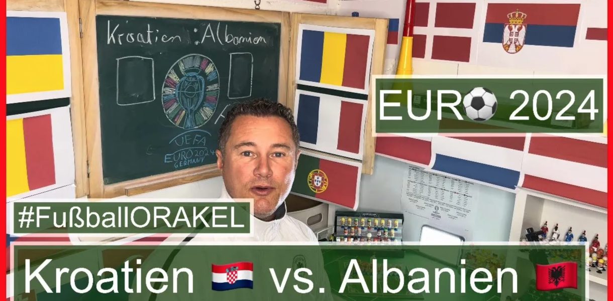 Kroatien vs. Albanien in Gruppe B der Fußball-Europameisterschaft - #FußballOrakel Videoleben von Familyeller #EURO2024 #Fußballeuropameisterschaft