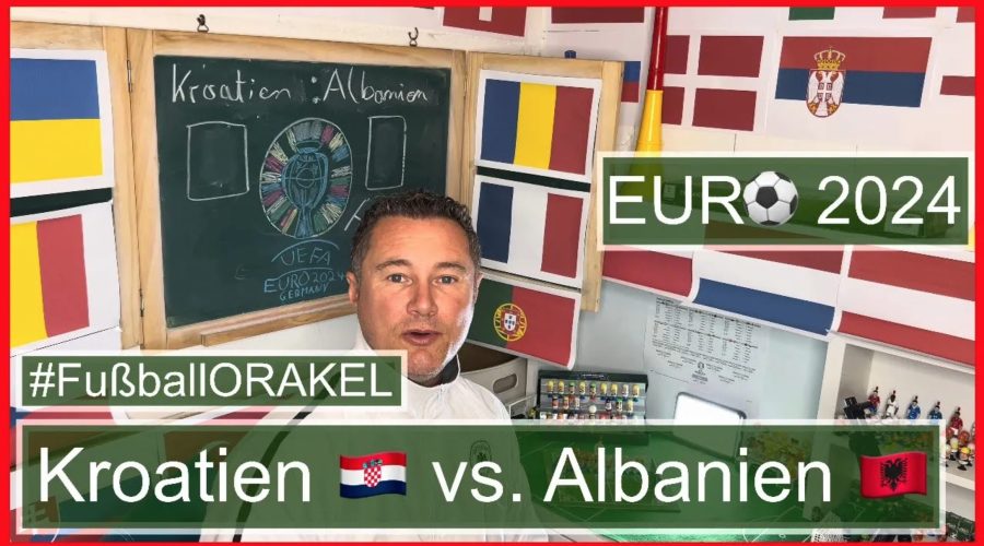 Kroatien vs. Albanien in Gruppe B der Fußball-Europameisterschaft - #FußballOrakel Videoleben von Familyeller #EURO2024 #Fußballeuropameisterschaft