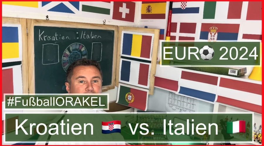 Kroatien vs. Italien in Gruppe B der Fußball-Europameisterschaft - #FußballOrakel Videoleben von Familyeller #EURO2024 #Fußballeuropameisterschaft