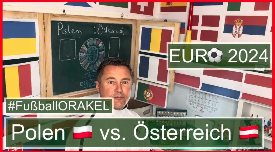 Polen vs. Österreich in Gruppe D der Fußball-Europameisterschaft - #FußballOrakel Videoleben von Familyeller #EURO2024 #Fußballeuropameisterschaft