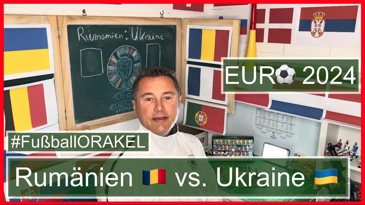 Rumänien vs. Ukraine in Gruppe E der Fußball-Europameisterschaft - #FußballOrakel Videoleben von Familyeller #EURO2024 #Fußballeuropameisterschaft