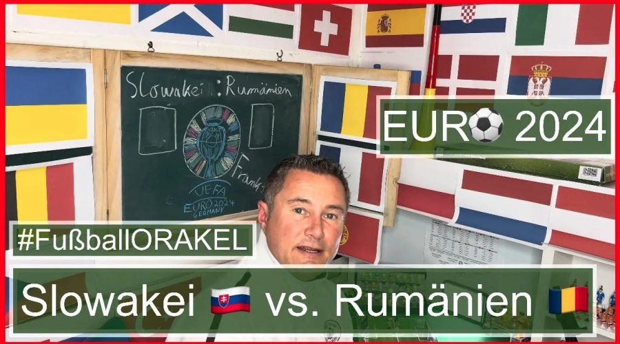 Slowakei vs. Rumänien in Gruppe E der Fußball-Europameisterschaft - #FußballOrakel Videoleben von Familyeller #EURO2024 #Fußballeuropameisterschaft