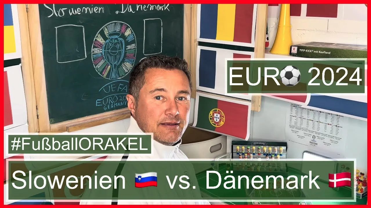 Slowenien vs. Dänemark in Gruppe C - #FußballOrakel Videoleben von Familyeller #EURO2024 #Fußballeuropameisterschaft