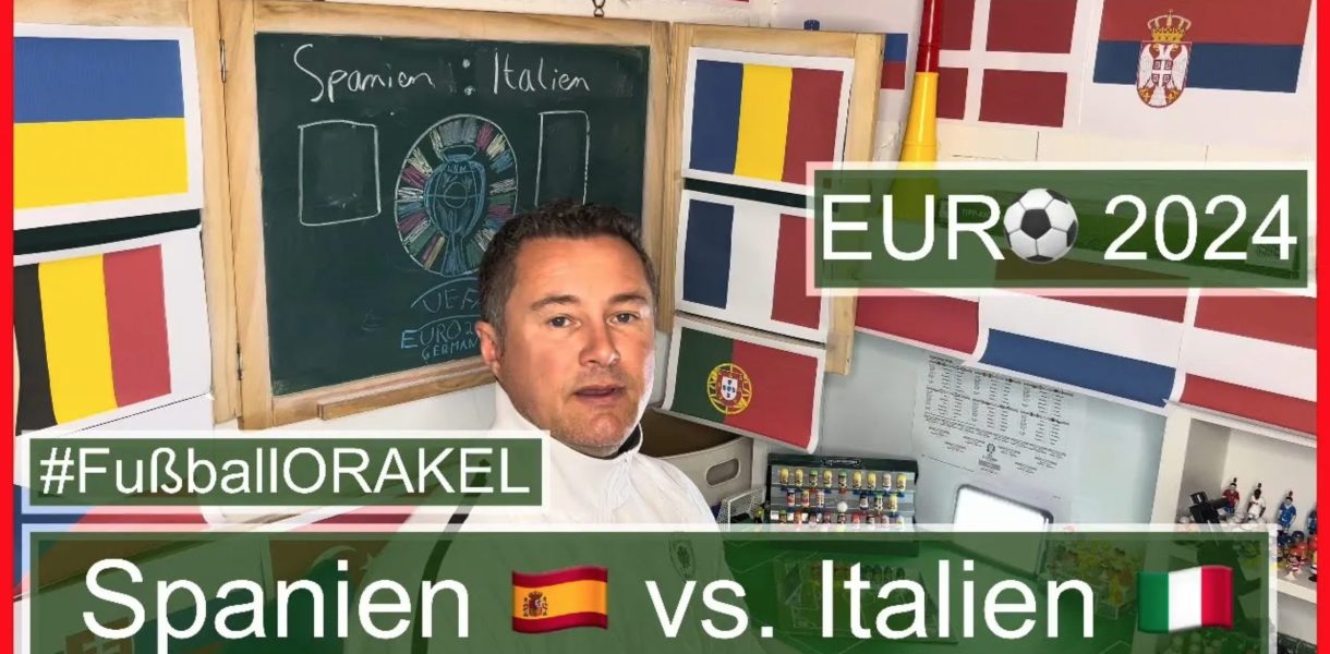 Spanien vs. Italien in Gruppe B der Fußball-Europameisterschaft - #FußballOrakel Videoleben von Familyeller #EURO2024 #Fußballeuropameisterschaft
