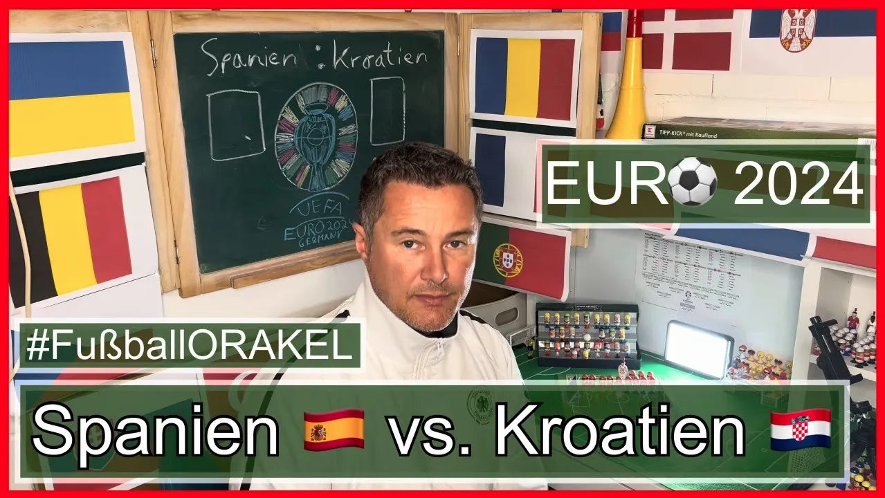 Spanien vs. Kroatien in Gruppe B - #FußballOrakel Videoleben von Familyeller #EURO2024 #Fußballeuropameisterschaft
