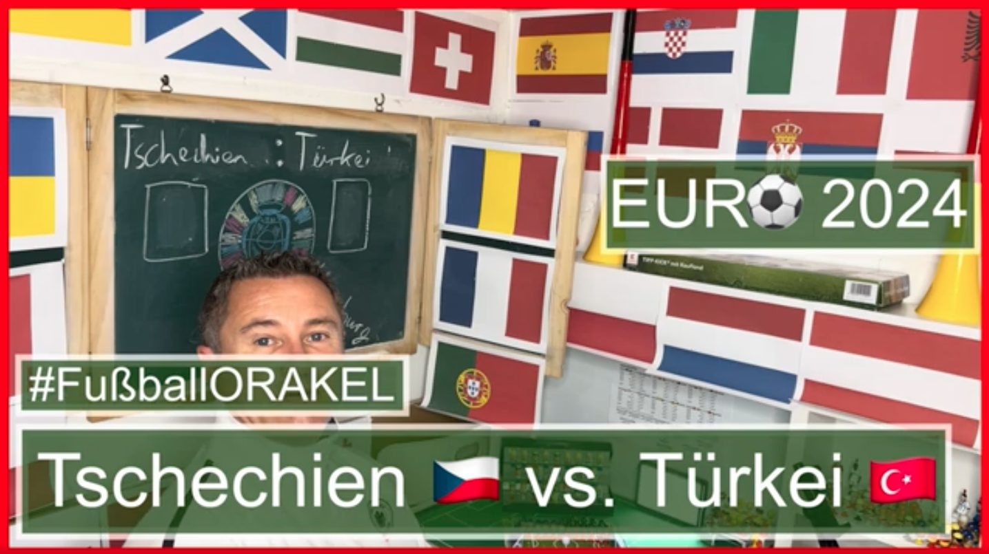 Tschechien vs. Türkei in Gruppe F der Fußball-Europameisterschaft - #FußballOrakel Videoleben von Familyeller #EURO2024 #Fußballeuropameisterschaft