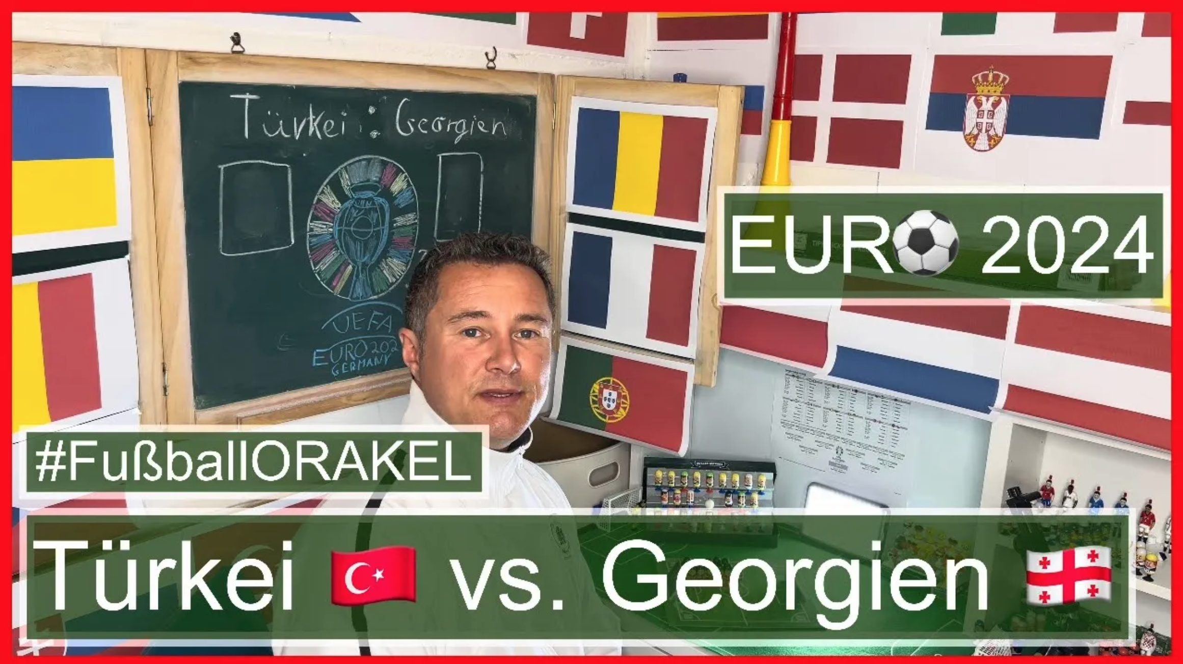 Türkei vs. Georgien in Gruppe F der Fußball-Europameisterschaft - #FußballOrakel Videoleben von Familyeller #EURO2024 #Fußballeuropameisterschaft