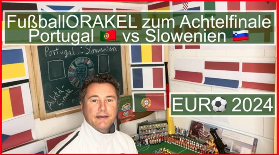 Achtelfinale Portugal vs Slowenien der Fußball-Europameisterschaft - #FußballOrakel Videoleben von Familyeller #EURO2024 #Fußballeuropameisterschaft