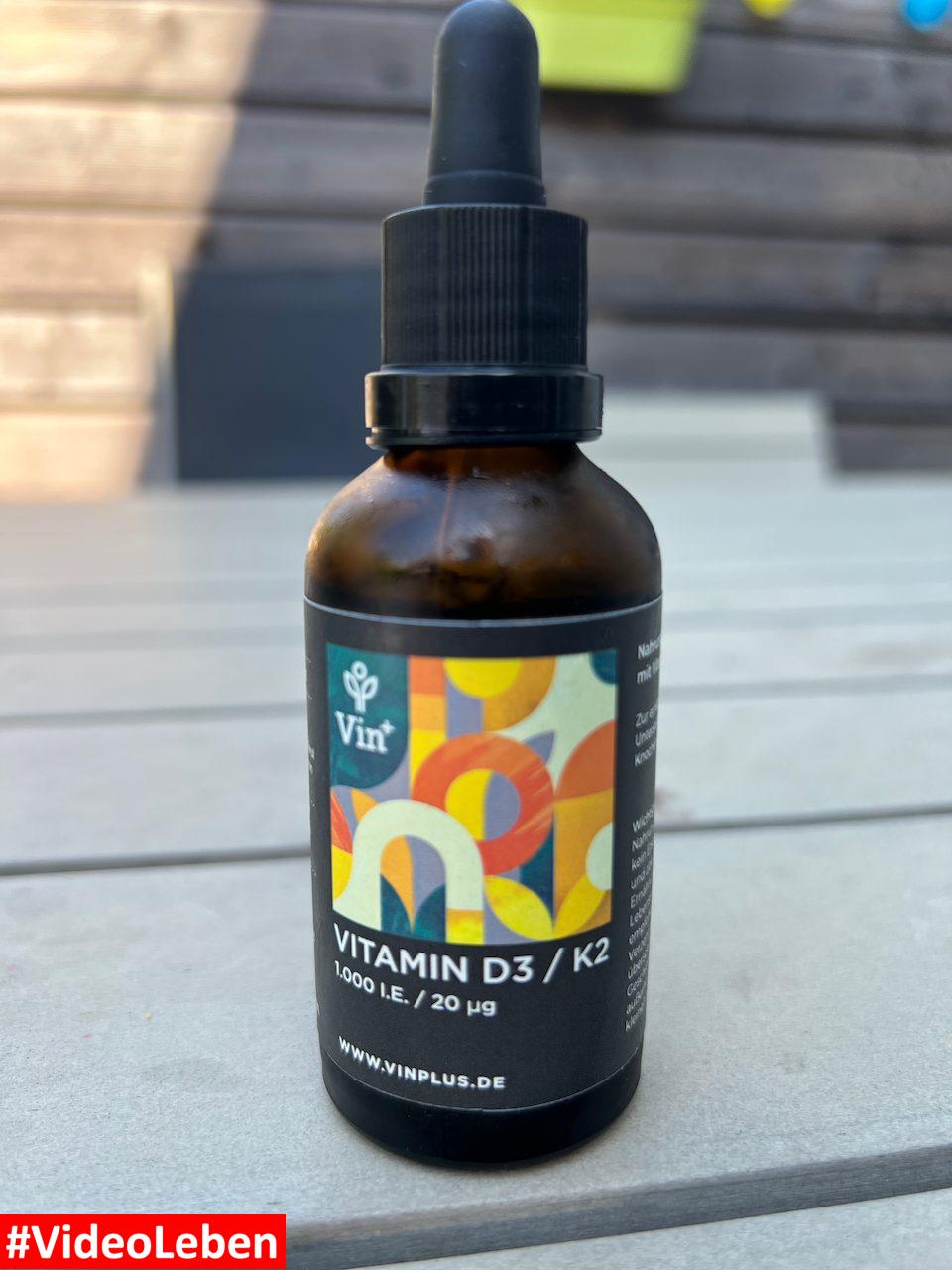Vinplus Vitamin D3 K2 1000 IE Tropfen