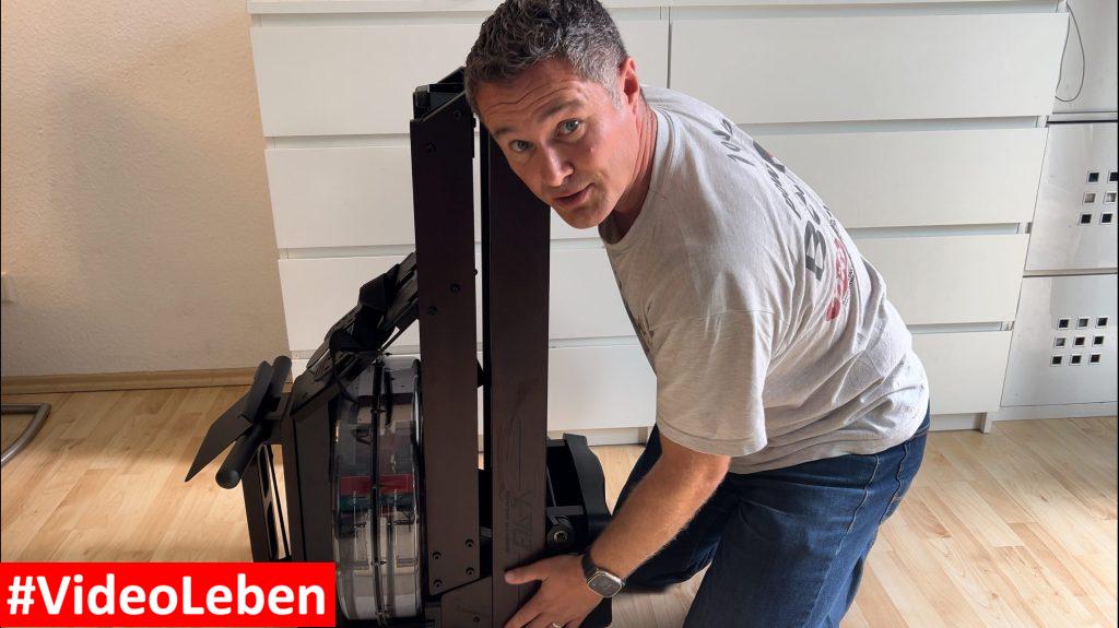 zusammenklappen des VOWVIT V-W3 Rudergerät für Zuhause - vorgetsellt von Videoleben von familyeller