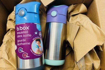 b.box Isolierte Trinkflasche aus Edelstahl - vorgestellt von videoleben von familyeller