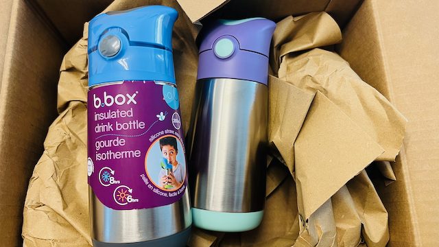 b.box Isolierte Trinkflasche aus Edelstahl - vorgestellt von videoleben von familyeller