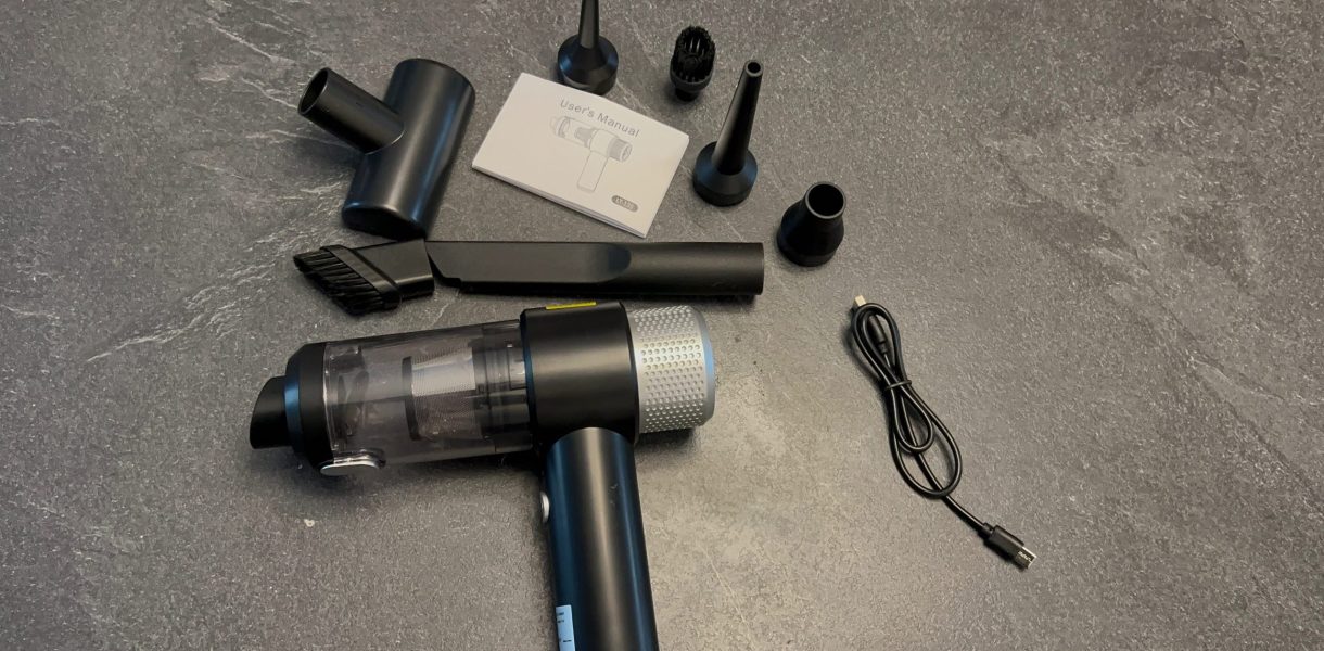 Dealswin kabelloser 4-in-1 Handstaubsauger, Vakuumierer, Druckluftspray und Luftpumpe - vorgestellt von videoleben von familyeller