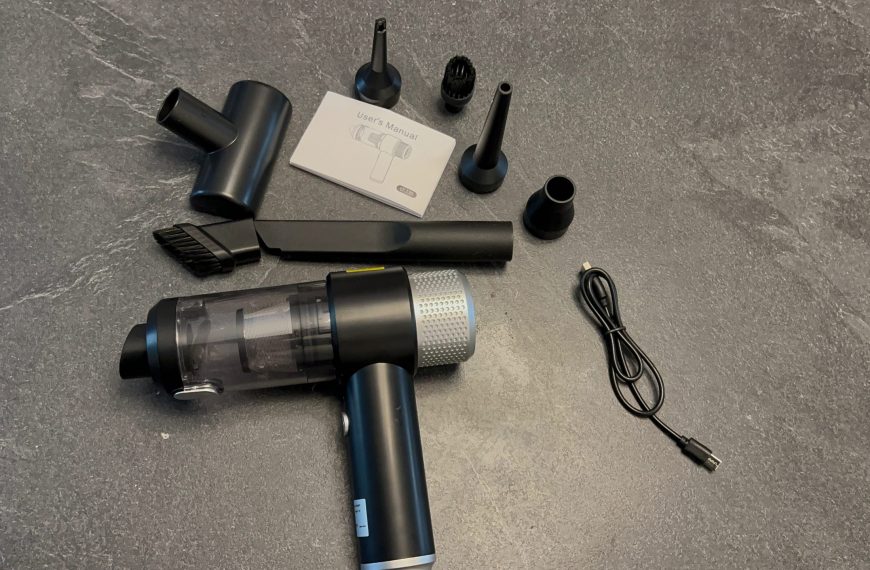 Dealswin kabelloser 4-in-1 Handstaubsauger, Vakuumierer, Druckluftspray und Luftpumpe - vorgestellt von videoleben von familyeller