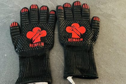 Reinalin Grillhandschuhe - hitzebeständig bis 800°C - vorgestellt von videoleben von familyeller