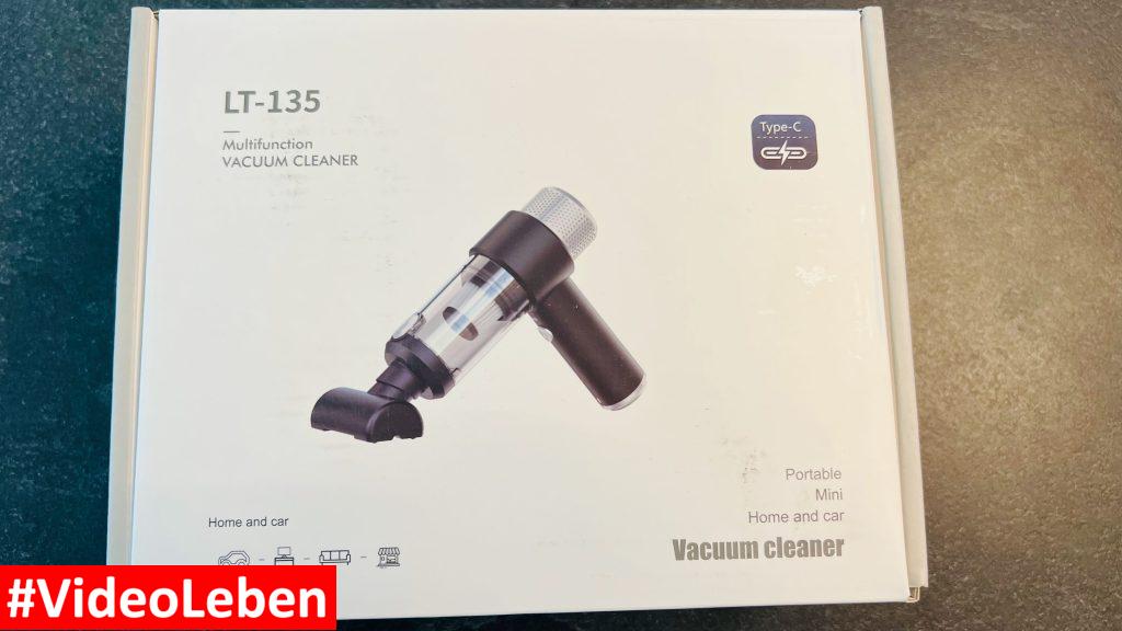 Verpackung Dealswin kabelloser 4-in-1 Handstaubsauger, Vakuumierer, Druckluftspray und Luftpumpe - vorgestellt von videoleben von familyeller