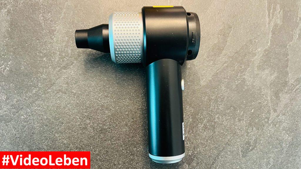breite Luftpumpe Dealswin kabelloser 4-in-1 Handstaubsauger, Vakuumierer, Druckluftspray und Luftpumpe - vorgestellt von videoleben von familyeller