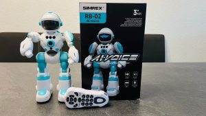 SIMREX RB - 02 Ai-Voice Roboter für Kids ab 3 Jahren - vorgestellt von videoleben von familyeller
