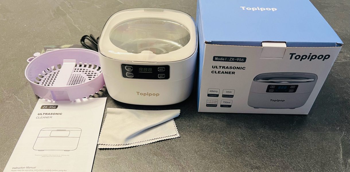 Topipop Ultraschallreinigungsgerät - vorgestellt von videoleben von familyeller