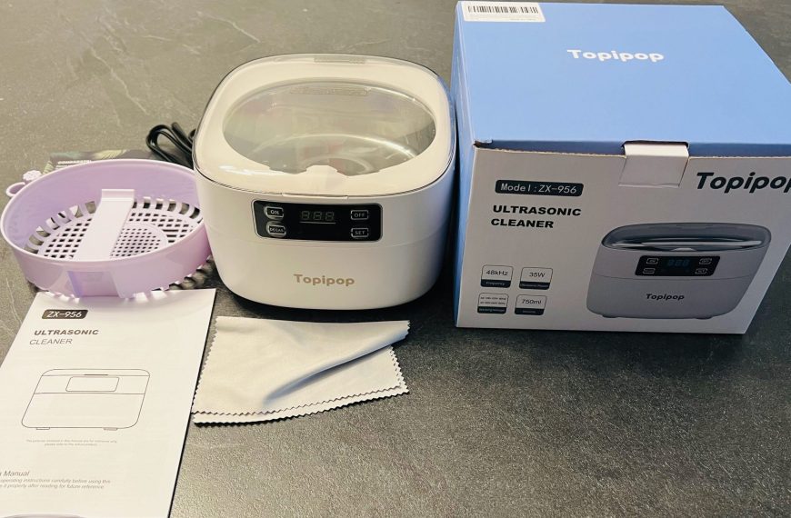 Topipop Ultraschallreinigungsgerät - vorgestellt von videoleben von familyeller