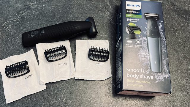 Philips Bodygroom 3000 Series Ganzkörperrasierer mit Umverpackung - getestet von videoleben von familyeller