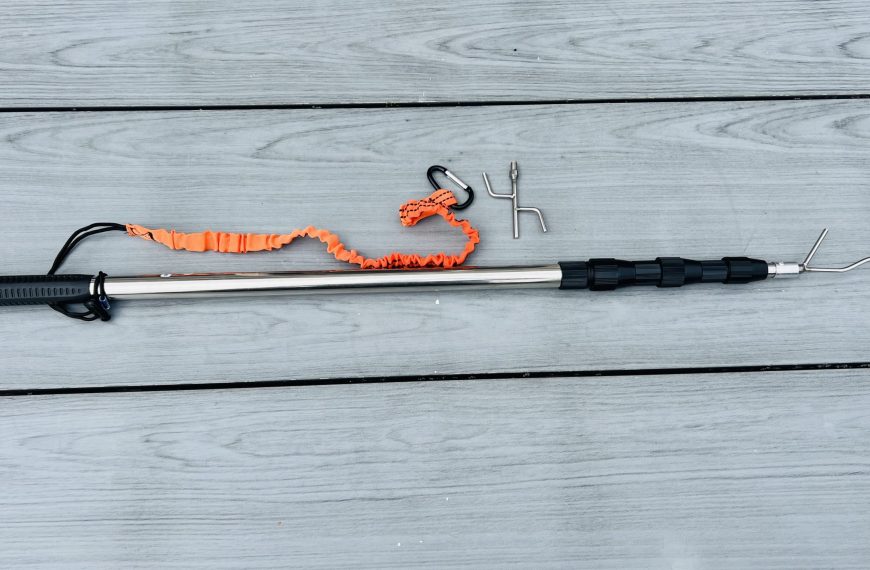 BeGrit Teleskop Bootshaken aus Edelstahl - Videoleben von familyeller