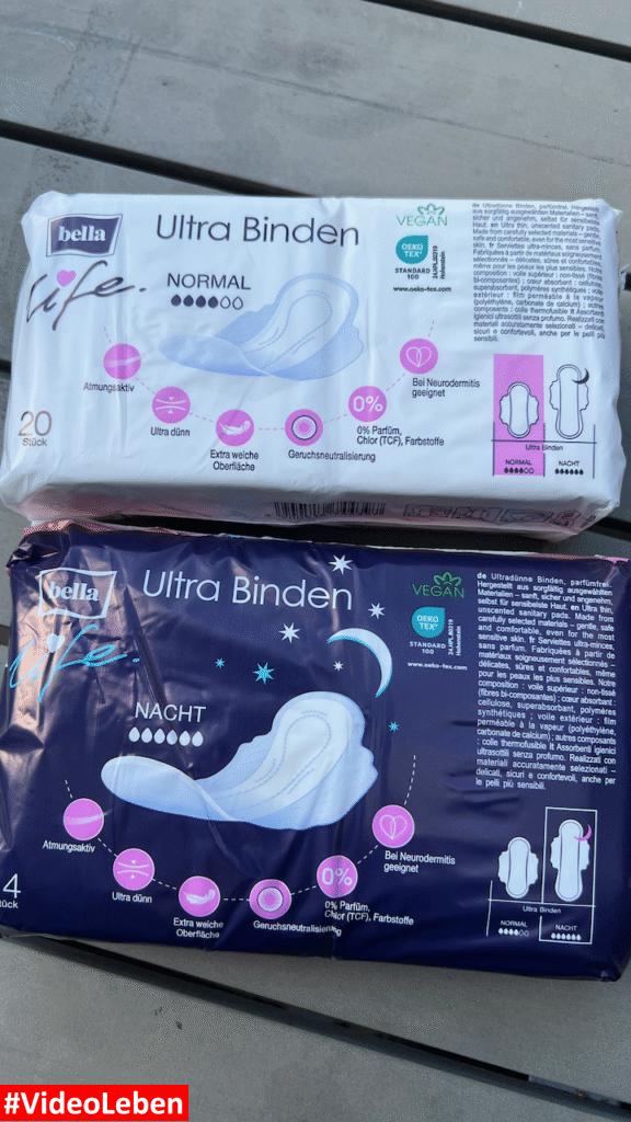 trnd Produkttest - bella life for Teens - Videoleben von familyeller Damenbinden