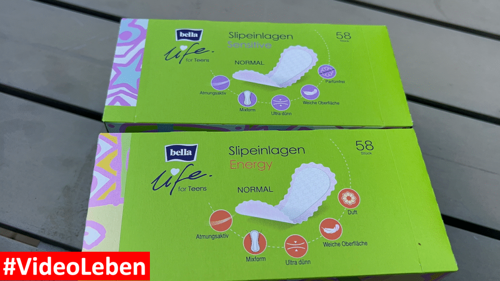 trnd Produkttest - bella life for Teens - Videoleben von familyeller Teens Slipeinlagen