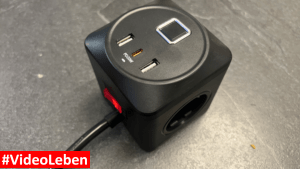 6 in 1 Steckdosenwürfel - USB Anschlüsse - videoleben von familyeller