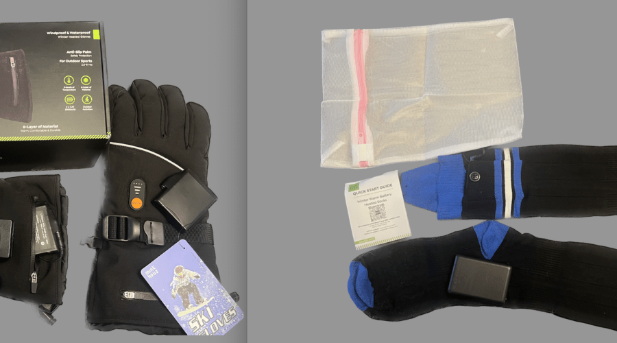 Minthouz beheizbare Socken und Handschuhe für Damen und Herren - vorgestellt von videoleben von familyeller