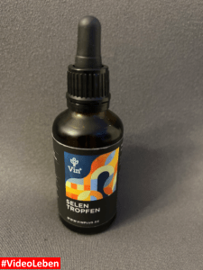 Selen Tropfen - Nahrungsergänzungsmittel Vitamine von Vinplus - vorgestellt von videoleben von familyeller