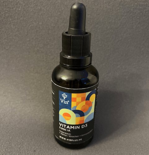 Vitamin D3 Tropfen - Nahrungsergänzungsmittel Vitamine von Vinplus - vorgestellt von videoleben von familyeller